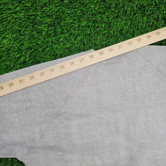 Vintage 80s Denver Raglan Sweatshirt Womens Large 19x24 Gray - Picture 3 of 13